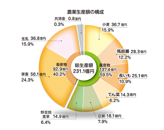 農業生産額の構成