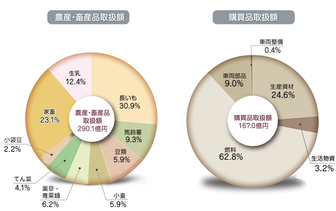 農産・畜産品取扱額　購買品取扱額